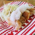 しょみ一's cooksnap of when they made 鶏もも肉のおろしステーキ★ぽん酢で.