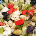 ツインズ♀ママ's cooksnap of when they made ★☆話題入り☆★鶏ささみと茄子の甘酢炒め.