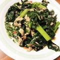 SORxSIR's cooksnap of when they made モロヘイヤとシーチキンの炒め物.