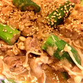 じじはな's cooksnap of when they made さっぱり！豚肉とオクラのみぞれ炒め.