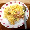 なっつん¥'s cooksnap of when they made やむなく洋風チャーハン.