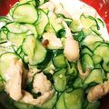 りんごぉぉぉ's cooksnap of when they made 鶏皮キュウリのマヨネーズサラダ.