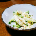 猫のオソマ's cooksnap of when they made ささみときゅうりと玉ねぎのサラダ.
