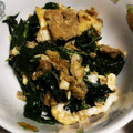 クックKZRXI3☆'s cooksnap of when they made モロヘイヤと卵のオイスターソース炒め.