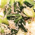 nicoNether's cooksnap of when they made チンゲンサイとしらすの中華炒め.