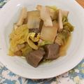 ぺったらこ☆'s cooksnap of when they made めんつゆで！白菜とこんにゃくの炒め煮.