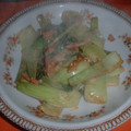 Jock's cooksnap of when they made 青梗菜とベーコンのオイマヨ炒め.
