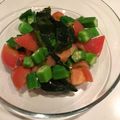 クックD4LCV2☆'s cooksnap of when they made ワカメとオクラの酢の物サラダ★.