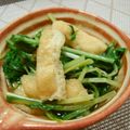 もりはん's cooksnap of when they made 簡単☆水菜と油揚げの煮びたし.