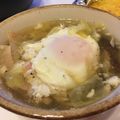 ゆいまーるん's cooksnap of when they made 朝食に♪ベーコン＆落とし卵の簡単スープ☆.