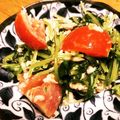 とみ家's cooksnap of when they made 豆苗をツナトマトで♪.