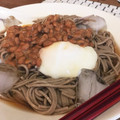 tahiuu's cooksnap of when they made 半熟卵とろ～り！ひきわり納豆ぶっかけ蕎麦.