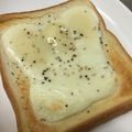 ポメちょん's cooksnap of when they made チーズトースト.