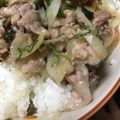 ぷくすけェ's cooksnap of when they made 豚のさっぱり梅塩麹丼.