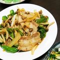 ばんぷ☆'s cooksnap of when they made 豚肉と玉ねぎ　しめじピーマンの肉野菜炒め.