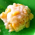 GQR's cooksnap of when they made はんぺんと豆腐のコーン蒸し.