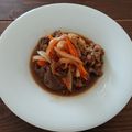 ＴＥＴＵーＭＥＴＡＬ's cooksnap of when they made 牛肉もやし炒め～ステーキソースがけ～.