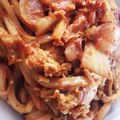 トマトくま's cooksnap of when they made フライパンで簡単！バターキムチおうどん♡.