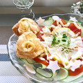 はらぺこしろうさぎ's cooksnap of when they made ギョーザの皮でデコ♪.