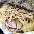 hkr's cooksnap of when they made きのこと豚ロースのチーズ味噌ホイル焼き.