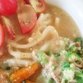 余裕なき2児の母's cooksnap of when they made 冷やしうどん♡今日は胡麻味噌ダレが旨い♡.