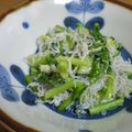 nobnob626's cooksnap of when they made 【節約】カブの葉のじゃこ炒め.