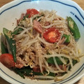 りょうたん♪'s cooksnap of when they made 焼豚ともやしの中華サラダ.