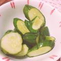 クックHJB3B6☆'s cooksnap of when they made きゅうりからし漬け.