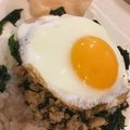 クックQKLVRM☆'s cooksnap of when they made ランチに♪ガパオ☆タイ風!チキンライス.
