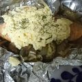 ｽｶｲﾌｨｯｼｭ☆'s cooksnap of when they made 鮭とキノコのホイル焼き～タルタルソース～.