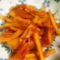 プルプルプルメリア's cooksnap of when they made 人参嫌いな息子に作った☆人参のきんぴら☆.