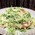 もけ's cooksnap of when they made 焼き鮭アボカド水菜のマヨサラダ.