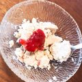 たまごころころ★☆'s cooksnap of when they made 材料２つ！いちごジャムで。苺豆腐アイス.
