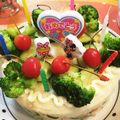 823smile's cooksnap of when they made クリスマスに！ケーキ形ポテトサラダ♪.