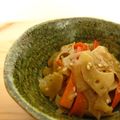 まる's cooksnap of when they made お母さんの味☆れんこんのキンピラ.