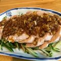 松野デコ松's cooksnap of when they made 冷やし鶏むね肉のピリ辛ネギソース☆.