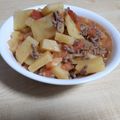 クックOMG8E2☆'s cooksnap of when they made じゃがいもとひき肉のケチャップ炒め.