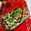 みね猫's cooksnap of when they made ふんわりレアチーズ風ケーキ.