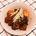 Y★mom's cooksnap of when they made フライパンでパパでも簡単♡トロトロ角煮.