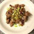 Nozzzzzy's cooksnap of when they made 砂肝のガーリック炒め.