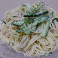 Ocean_ray's cooksnap of when they made ツナときゅうりの簡単冷製パスタ.