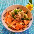 ももちゃんのれしぴ's cooksnap of when they made シャケの混ぜご飯☆とろろ昆布のせ.