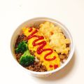 クーロ00's cooksnap of when they made 簡単にキレイに見えちゃう！オムライス弁当.