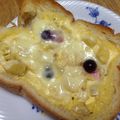 北京パンダ's cooksnap of when they made パンプディング☆チーズタルト風トースト★.