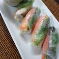 HAPPYジャッキー's cooksnap of when they made 海老・サーモンの生春巻き♪.