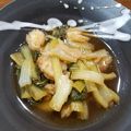 リぃ♡'s cooksnap of when they made チンゲン菜とうすあげのおひたし.
