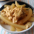 NAGANO久留米's cooksnap of when they made 大根と豆腐の炒り煮　～母の味～.