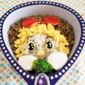 ＊sunlight＊'s cooksnap of when they made 『ひょっこり♪ドラミちゃん』そぼろ弁当♡.