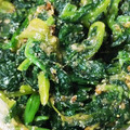 yukiwanko's cooksnap of when they made 簡単★ほうれん草のお浸し.