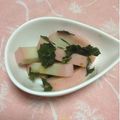 ぽぽきゅ's cooksnap of when they made 簡単カマボコと大葉のわさび醤油合え.